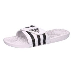 Klapki adidas Adissage F35573. Białe klapki i japonki męskie Adidas, z materiału. Za 139.00 zł.