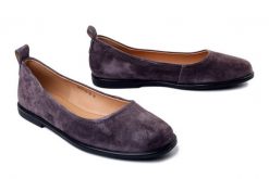 Filippo DP7741/26 D BR ciemny brązowy, baleriny damskie. Brązowe baleriny damskie Filippo, bez wzorów, ze skóry, bez obcasa. Za 174.90 zł.