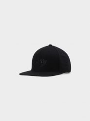 4F Czapka z daszkiem snapback uniseks 4F x Drift Masters - czarna Uniwersalny. Czarne czapki z daszkiem damskie 4f, bez wzorów, z materiału. W wyprzedaży za 89.99 zł.