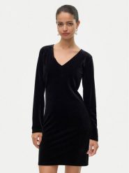 Vero Moda Sukienka koktajlowa Effie 10317001 Czarny Slim Fit. Czarne sukienki damskie Vero Moda, xs, bez wzorów, z syntetyku, wizytowe, bez kołnierzyka, bez ramiączek. Za 89.99 zł.