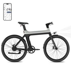 Rower Elektryczny Miejski 700C, Pasek, Czujnik Momentu, GPS E-Bike. Czarne paski męskie HITWAY, z aplikacjami, biznesowe. Za 7,754.19 zł.