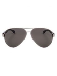 Hugo Boss Męskie okulary przeciwsłoneczne w kolorze srebrno-czarnym rozmiar: 63. Czarne okulary przeciwsłoneczne męskie Hugo Boss, z tworzywa sztucznego. Za 315.50 zł.