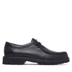 Półbuty Clarks. Czarne półbuty męskie Clarks, bez zapięcia. Za 349.99 zł.