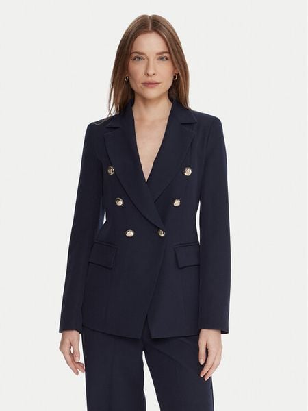 Maryley Marynarka 25IB139/43BL Granatowy Regular Fit. Niebieskie marynarki i żakiety damskie Maryley, l, bez wzorów, z syntetyku. Za 499.99 zł.