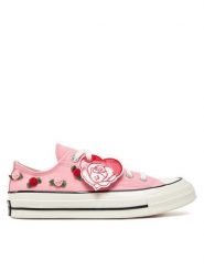 Converse Trampki Chuck 70 Roses A13649C Różowy. Czerwone trampki i tenisówki damskie Converse, bez wzorów, z materiału. Za 289.99 zł.