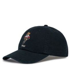 Czapka z daszkiem Polo Ralph Lauren. Czarne czapki męskie Polo Ralph Lauren, bez wzorów. Za 519.99 zł.