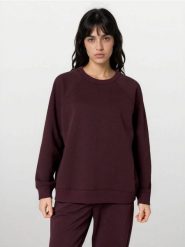 Bluza crewneck basic - czerwony. Czerwone bluzy bez kaptura damskie Sinsay, l. Za 35.99 zł.