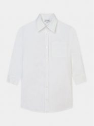 Marc Jacobs Sukienka koszulowa W60175 S Biały Regular Fit. Białe sukienki dziewczęce MARC JACOBS, bez wzorów, z bawełny, bez ramiączek. Za 629.99 zł.