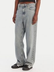 HUGO Jeansy Leni_B 50557383 Niebieski Regular Fit. Niebieskie jeansy damskie Hugo. Za 549.99 zł.