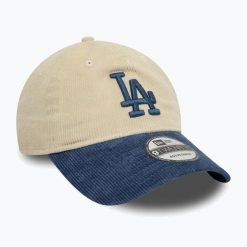 Czapka z daszkiem New Era Block Cord 9Twenty Los Angeles Dodgers. Brązowe czapki męskie New Era, bez wzorów. Za 129.99 zł.