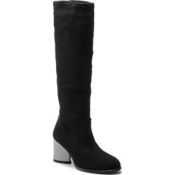 Kozaki SOLO FEMME - 48802-01-H87/000-12-00 Czarny. Czarne kozaki damskie Solo Femme, z materiału, bez obcasa. W wyprzedaży za 279.00 zł.