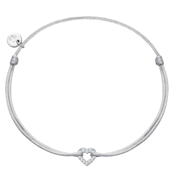 Glanzstücke München Bransoletka Serce z Srebra Sterling w srebrze z cyrkonia Bransoletki 1 ct Damski. Białe bransoletki damskie Glanzstücke München, srebrne. Za 189.99 zł.