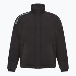 Kurtka męska EA7 Emporio Armani Train Logo Series Tape Eco Down. Czarne kurtki męskie EA7 Emporio Armani, m, bez wzorów, z materiału, eleganckie, bez kaptura. Za 818.80 zł.