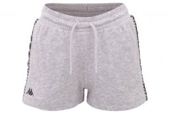 Spodenki treningowe damskie Kappa Irisha. Szare spodenki sportowe damskie Kappa, l, z bawełny, na fitness i siłownię. Za 39.90 zł.
