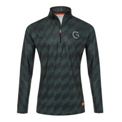 Bluza narciarska Męska Gareth & Lucas The One Hundred and Two. Zielone bluzy bez kaptura męskie GARETH & LUCAS, m, z elastanu. Za 229.99 zł.