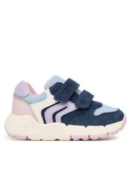 Geox Sneakersy B Flexyper Mini Girl B656NA 01422 CF48S M Granatowy. Niebieskie buty sportowe dziewczęce Geox, bez wzorów, ze skóry, bez zapięcia. Za 239.99 zł.