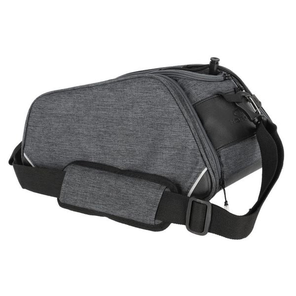 Torba na bagażnik Drayton Topklip. Szare torby męskie na ramię NORCO, z aplikacjami, bez dodatków. Za 549.90 zł.