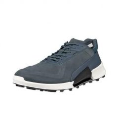 Buty trekkingowe męskie Ecco Biom 2.1 X Mountain. Niebieskie buty trekkingowe męskie ECCO, z materiału, bez zapięcia, trekkingowe. Za 919.00 zł.