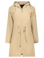 Geographical Norway Parka "Dagny" w kolorze beżowym rozmiar: XXL. Brązowe parki damskie Geographical Norway, xxl, z aplikacjami. Za 162.49 zł.