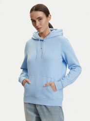 Tommy Jeans Bluza DW0DW17324 Niebieski Regular Fit. Niebieskie bluzy bez kaptura damskie Tommy Jeans, s, z bawełny. Za 369.99 zł.