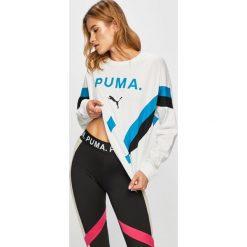Puma - Bluza. Białe bluzy bez kaptura damskie Puma, m, z bawełny. W wyprzedaży za 179.90 zł.