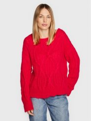 TWINSET Sweter 222TT3340 Czerwony Relaxed Fit. Czerwone swetry klasyczne damskie Twinset, m, z syntetyku, bez kołnierzyka. Za 1,769.00 zł.
