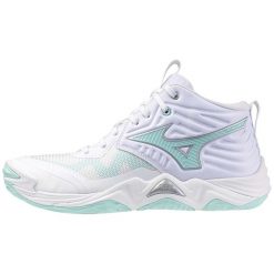 Buty Do Siatkówki Mizuno But Wave Momentum Elite Mid W Damskie. Niebieskie obuwie do biegania damskie Mizuno, mizuno wave. Za 667.99 zł.
