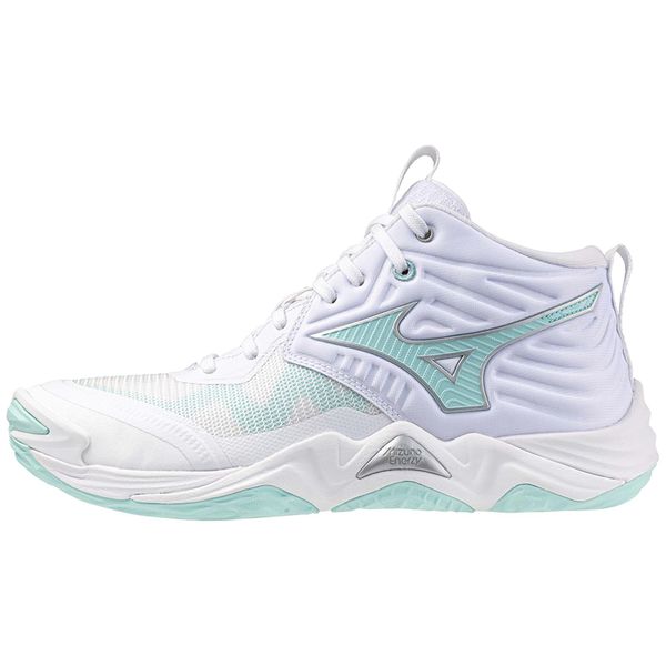 Buty Do Siatkówki Mizuno But Wave Momentum Elite Mid W Damskie. Niebieskie obuwie do biegania damskie Mizuno, mizuno wave. Za 693.20 zł.