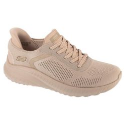 Buty sportowe Sneakersy damskie, Slip-Ins: BOBS Sport Squad Chaos - Current Muse. Brązowe buty sportowe na co dzień damskie Skechers, bez wzorów, trekkingowe. Za 359.99 zł.