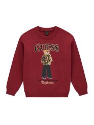 Guess Sweter J6BR05 Z1339 Czerwony Regular Fit. Czerwone swetry dziewczęce Guess, z aplikacjami, z syntetyku, bez kołnierzyka. Za 234.99 zł.