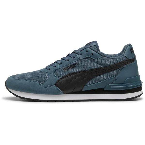 Buty sportowe Puma St Runner V4 Mesh. Czarne buty sportowe na co dzień damskie Puma, bez wzorów, z materiału, na fitness i siłownię. Za 219.00 zł.