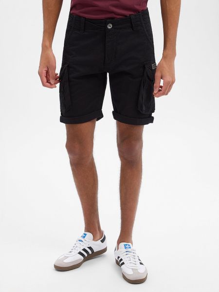 Alpha Industries Spodenki Mężczyźni Bawełna czarny, 33. Czarne szorty męskie Alpha Industries, z bawełny, bez kołnierzyka. Za 379.95 zł.