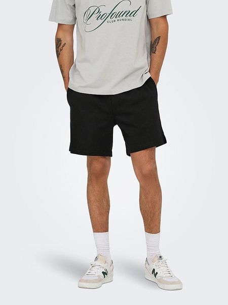 ONLY & SONS Szorty "Onsdavid" w kolorze czarnym rozmiar: XL. Czarne szorty męskie Only & Sons, bez wzorów. Za 52.42 zł.