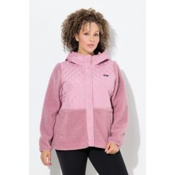 Damskie kurtka polarowa pikowanie kaptur zatrzaski. Czerwone kurtki damskie Ulla Popken, plus size, bez wzorów, z materiału, bez kaptura. Za 389.99 zł.