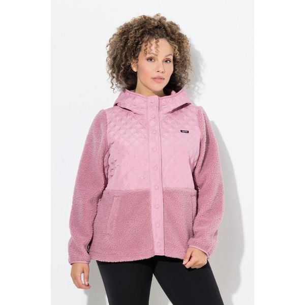 Damskie kurtka polarowa pikowanie kaptur zatrzaski. Czerwone kurtki damskie Ulla Popken, plus size, bez wzorów, z materiału, bez kaptura. Za 389.99 zł.