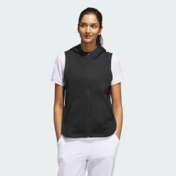 Kamizelka Ultimate365 Cold.rdy z suwakiem na całej długości. Czarne kamizelki damskie Adidas, m. Za 439.00 zł.