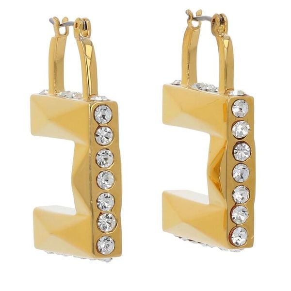 Kolczyki Elisabetta Franchi. Żółte kolczyki damskie Elisabetta Franchi, złote. Za 439.99 zł.