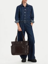 G-Star Raw Torebka C-LDA8720 Brązowy ciemny. Brązowe torebki klasyczne damskie G-Star, bez wzorów, ze skóry, bez dodatków. Za 279.99 zł.
