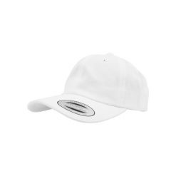 Czapka Flexfit low profile cotton twill. Białe czapki męskie FLEXFIT, bez wzorów, z bawełny, klasyczne. Za 68.60 zł.
