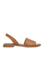 Lasocki Sandały CEO-EST-AFIONA-17 Brązowy. Brązowe sandały damskie Lasocki, bez wzorów, ze skóry, bez obcasa, na płaskiej podeszwie. Za 139.99 zł.