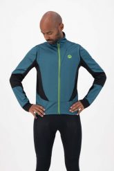Kurtka rowerowa męska Rogelli Brave, softshell. Czarne kurtki softshell damskie Rogelli, l, bez wzorów, z gumy, bez kaptura. Za 231.00 zł.
