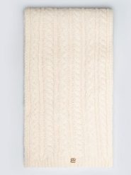 BIG STAR Szal w kolorze kremowym - 200 x 25 cm rozmiar: onesize. Brązowe szaliki i kominy damskie Big Star, bez wzorów, z materiału. Za 72.99 zł.