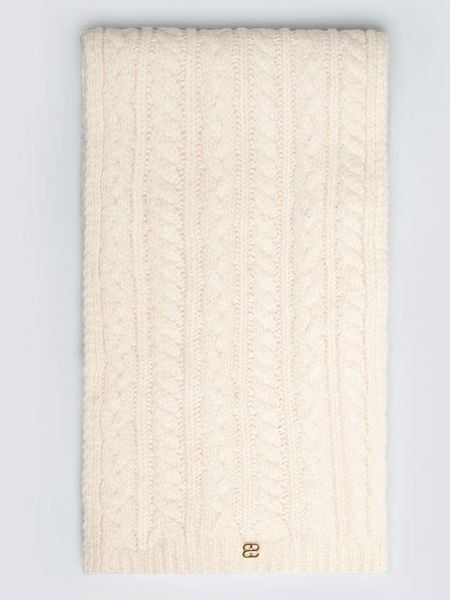 BIG STAR Szal w kolorze kremowym - 200 x 25 cm rozmiar: onesize. Brązowe szaliki i kominy damskie Big Star, bez wzorów, z materiału. Za 72.99 zł.