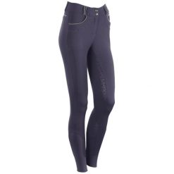 Damskie spodnie jeździeckie o pełnej przyczepności Harry's Horse Trendy Yens. Niebieskie spodnie materiałowe damskie HARRYS HORSE, bez wzorów, z elastanu. Za 239.90 zł.