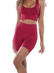 Athleas Szorty sportowe "Mya" w kolorze czerwonym rozmiar: M/L. Czerwone spodenki sportowe damskie Athleas, l, z materiału, outdoorowe. Za 104.64 zł.