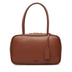 Torebka HUGO. Brązowe torebki klasyczne damskie Hugo, bez wzorów, bez dodatków. Za 629.99 zł.