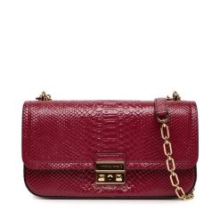 Torebka MICHAEL Michael Kors. Czerwone torebki klasyczne damskie MICHAEL Michael Kors, bez wzorów, wizytowe, bez kołnierzyka, bez ramiączek. Za 1,349.00 zł.