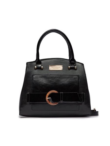 Monnari Torebka BAG5380-M20 Czarny. Czarne torebki klasyczne damskie Monnari, bez wzorów, ze skóry, bez dodatków. Za 329.99 zł.