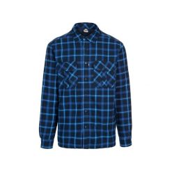 Trespass Rapeseed - Męska koszula w ciemnoniebieską kratkę. Czarne koszule męskie Trespass, m, bez wzorów, bez kołnierzyka, bez ramiączek. Za 213.90 zł.