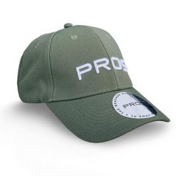 Czapka z daszkiem PROS. Zielone czapki z daszkiem damskie Pros, bez wzorów, z materiału. Za 119.00 zł.